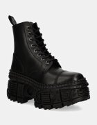 NEW ROCK Кожени кубинки CRUST NEGRO + TANK CASCO NEGRO
