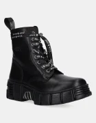 NEW ROCK Кожени кубинки CRUST NEGRO + TOWER CASCO