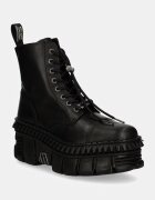 NEW ROCK Кожени кубинки CRUST NEGRO + TOWER CASCO NEGRO