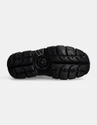 NEW ROCK Кожени кубинки Nomada Negro + Tower Negro Acero E14 в черно с платформа M-NEWMILI083-S37
