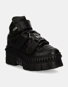 NEW ROCK Кожени маратонки CRUST NEGRO NEGRO + TOWER CASCO NEGRO