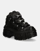 NEW ROCK Кожени маратонки CRUST NEGRO + TANK CASCO NEGRO