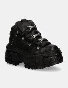 NEW ROCK Кожени маратонки CRUST NEGRO + TANK CASCO NEGRO в черно M-WALL106-S12