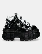 NEW ROCK Кожени маратонки M-106-S119 Ankle Boot Imperfect в черно M-106-S119