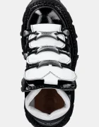 NEW ROCK Кожени маратонки M-106-S119 Ankle Boot Imperfect в черно M-106-S119