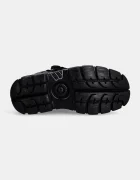 NEW ROCK Кожени маратонки Negro + Nomada Negro + Tower Negro Lateral E-14 в черно M-106-S29