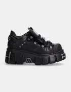 NEW ROCK Кожени маратонки в черно M-120N-S26