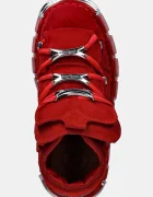 NEW ROCK Велурени маратонки NOBUCK ROJO TOWER ROJO PALADIO в червено M-106-C141