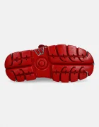 NEW ROCK Велурени маратонки NOBUCK ROJO TOWER ROJO PALADIO в червено M-106-C141