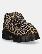 NEW ROCK Велурени маратонки PELO LEOPARDO PONY