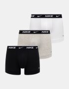 Nike прилепнали боксерки мъжки от памук с еластан 3 броя бели NQ00KE1284.XYO