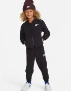 Nike спортен комплект анцуг за деца с памук черен 86L445