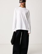 nike sportswear блуза с дълги ръкави дамска от памук Luxe бяла IM6441.100