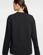 nike sportswear блуза с дълги ръкави дамска от памук Luxe черна IM6441.010