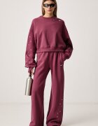 nike sportswear спортен панталон дамски с памук Studio Fleece розов IX7048.654