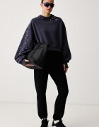 nike sportswear суичър дамски с памук Studio Fleece сив IX7045.013