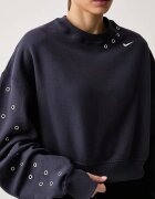 nike sportswear суичър дамски с памук Studio Fleece сив IX7045.013
