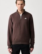 nike sportswear суичър мъжки с памук Club кафяв FN3864.237