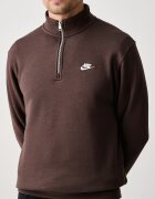 nike sportswear суичър мъжки с памук Club кафяв FN3864.237
