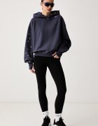 nike sportswear суичър с качулка дамски с памук Studio Fleece сив IX7043.013