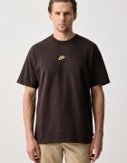 nike sportswear тениска мъжка от памук Premium Essentials кафява IH1121.220