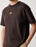 nike sportswear тениска мъжка от памук Premium Essentials кафява IH1121.220