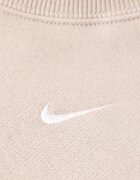 nike sportswear уголемен суичър дамски с памук Studio Fleece бежов IM8082.236