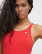 Nike цял бански дамски червен NESSA001