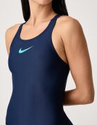 Nike цял бански дамски син NESSG018