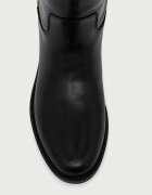 Nokwol ботуши под коляното дамски от кожа Vera Black Leather черни Vera Black Leather
