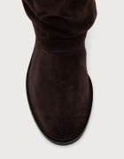 Nokwol ботуши под коляното дамски от кожа Vespa Brown Double Dye Suede кафяви Vespa Brown Double Dye Suede