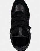 Nokwol EDEN маратонки дамски от велур черни Eden Black Leather