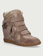 Nokwol Eden Marmo Leather маратонки дамски от велур бежови Eden Marmo Leather