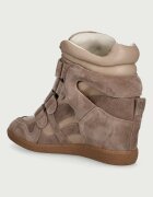 Nokwol Eden Marmo Leather маратонки дамски от велур бежови Eden Marmo Leather