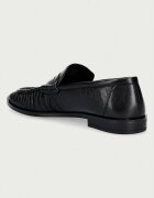 Nokwol мокасини дамски от кожа Haven Black Athena черни Haven Black Athena