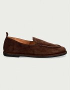 Nokwol мокасини дамски от велур Rumi Chocolate Suede кафяви Rumi Chocolate Suede