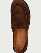 Nokwol мокасини дамски от велур Rumi Chocolate Suede кафяви Rumi Chocolate Suede