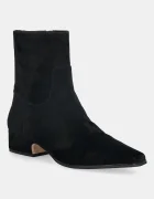 Nokwol Велурени боти Dusty Black Suede