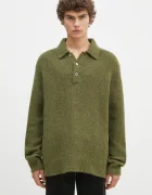 Norse Projects Вълнен пуловер Rasmus Relaxed Brushed Polo