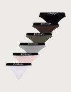 Palm Angels бикини дамски от памук с еластан 6 броя розови PLA1UWBT02SX