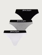 Palm Angels бикини дамски с памук 3 броя бели PLA1UWBT02TR