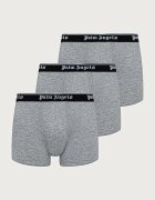 Palm Angels прилепнали боксерки мъжки с памук 3 броя сиви PLA1UMWTR04TR