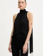 Patrizia Pepe Блуза дамска в черно с изчистен дизайн 8C0862 A692