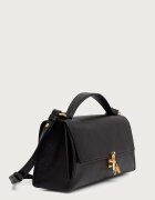 Patrizia Pepe чанта crossbody дамска от кожа черна 8B0117.L133
