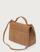 Patrizia Pepe чанта crossbody дамска от велур бежова 8B0173.L152