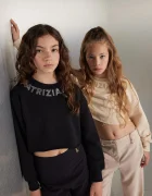 Patrizia Pepe Детски памучен суичър W397