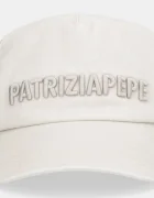 Patrizia Pepe Памучна шапка с козирка в бежово 8F0108 A708
