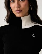 Patrizia Pepe пуловер дамски с вълна черен 8K0352 KK000