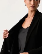 Patrizia Pepe сако с двуредно закопчаване дамско черно 8S0106 C8001