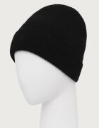 Patrizia Pepe шапка beanie дамска от вълнена материя черна 2F0106 K293